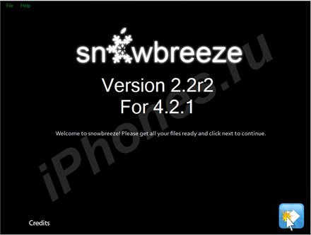 sn0wbreeze Собираем кастом прошивку 4.2.1