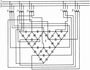 ТРЕХФАЗНАЯ СИММЕТРИЧНАЯ СИЛОВАЯ КОНДЕНСАТОРНАЯ БАТАРЕЯ